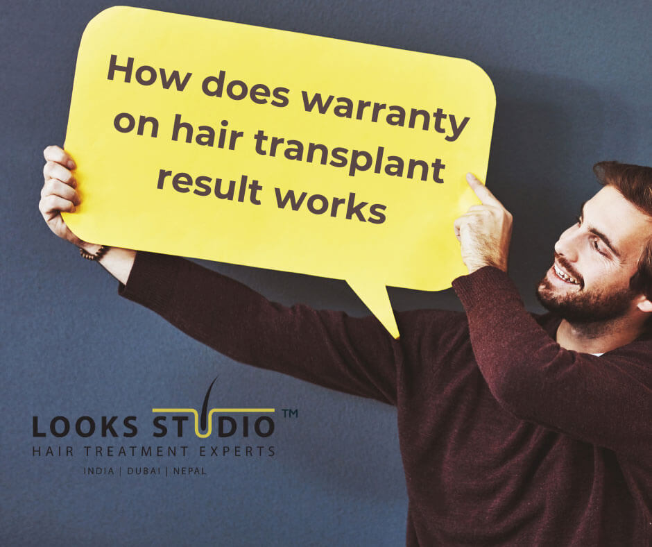 How does a warranty on hair transplant results work