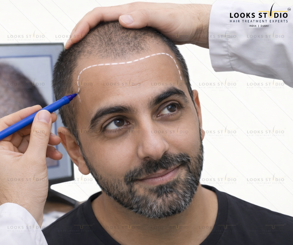 Grafts for grade 3 baldness